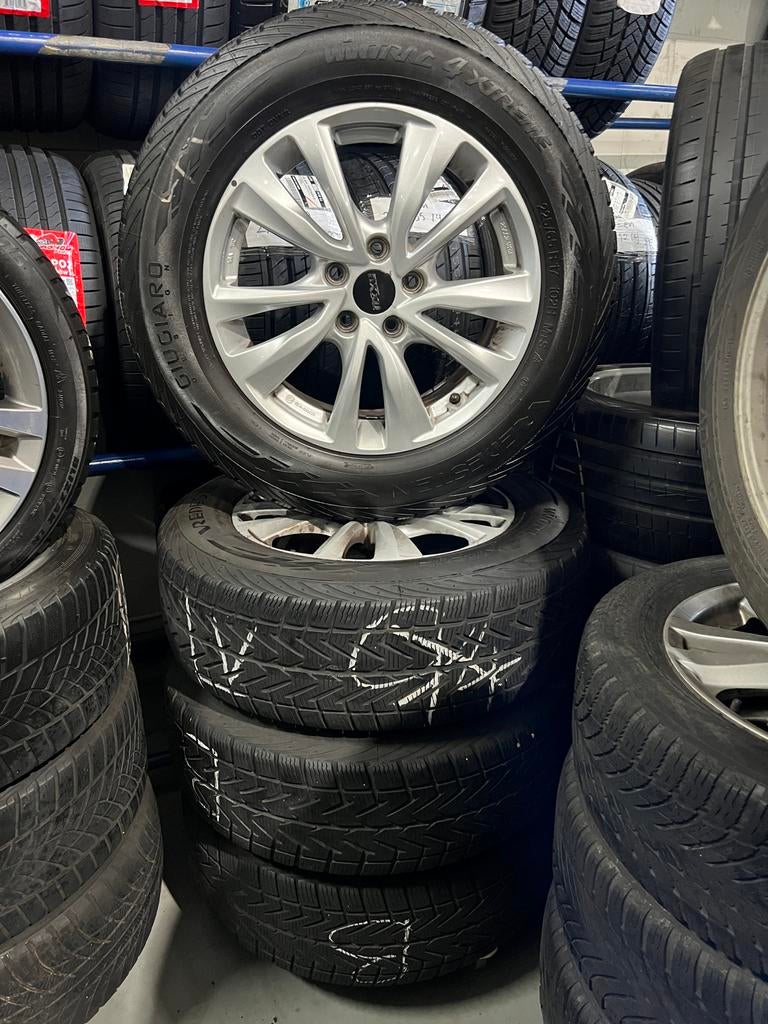 17 inch Velgen met Vredestein 225-65-17 banden, Ophalen, Gebruikt, Banden en Velgen, 17 inch