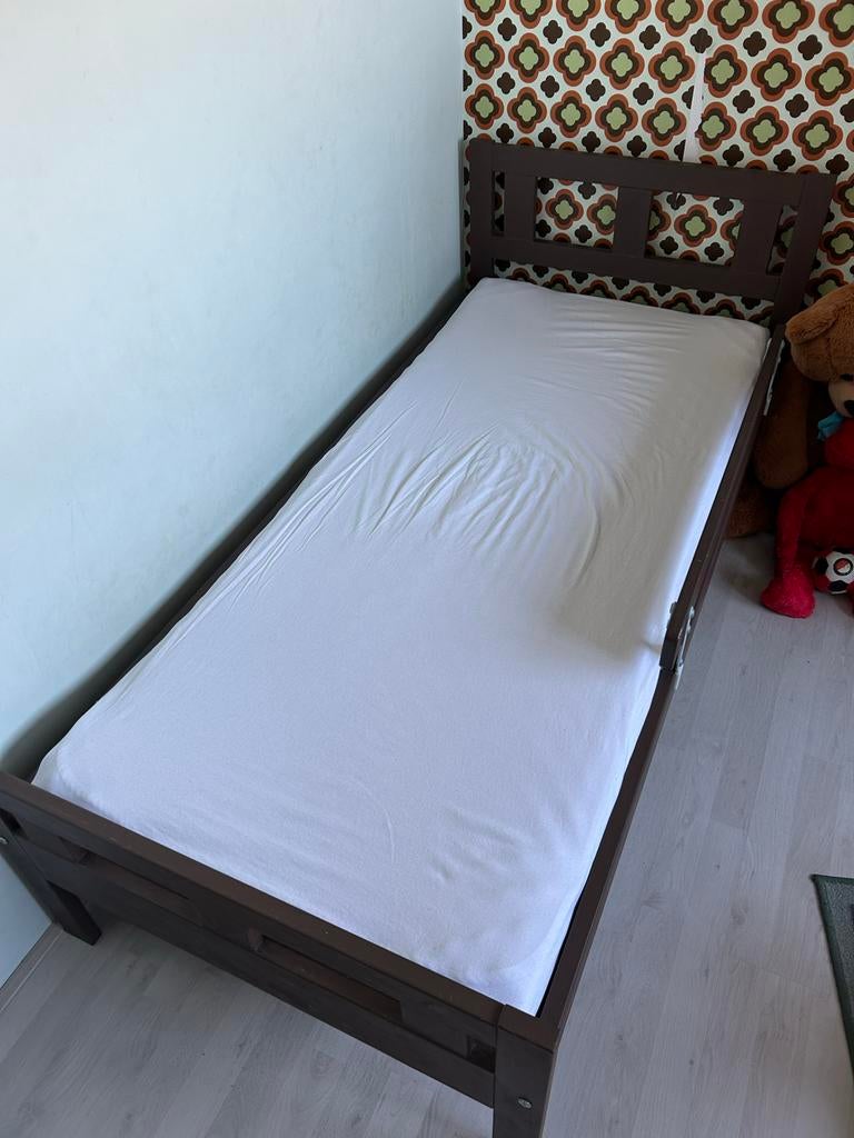 Ikea Kritter peuterbed met lattenbodem en matras, Kinderen en Baby's, Kinderkamer | Bedden, Gebruikt, 70 tot 85 cm, 160 tot 180 cm