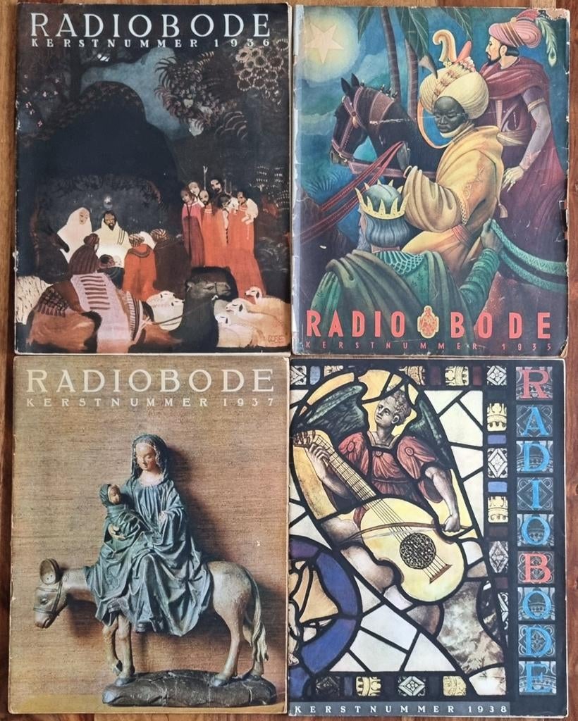 AVRO Radiobode 1932-1938: 8 exemplaren incl. 4 Kerstnummers, Ophalen of Verzenden, Gelezen, Overige typen