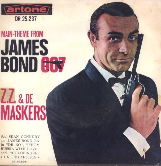 Single  -  ZZ en de MASKERS - James Bond 007, Ophalen of Verzenden, Gebruikt, Pop