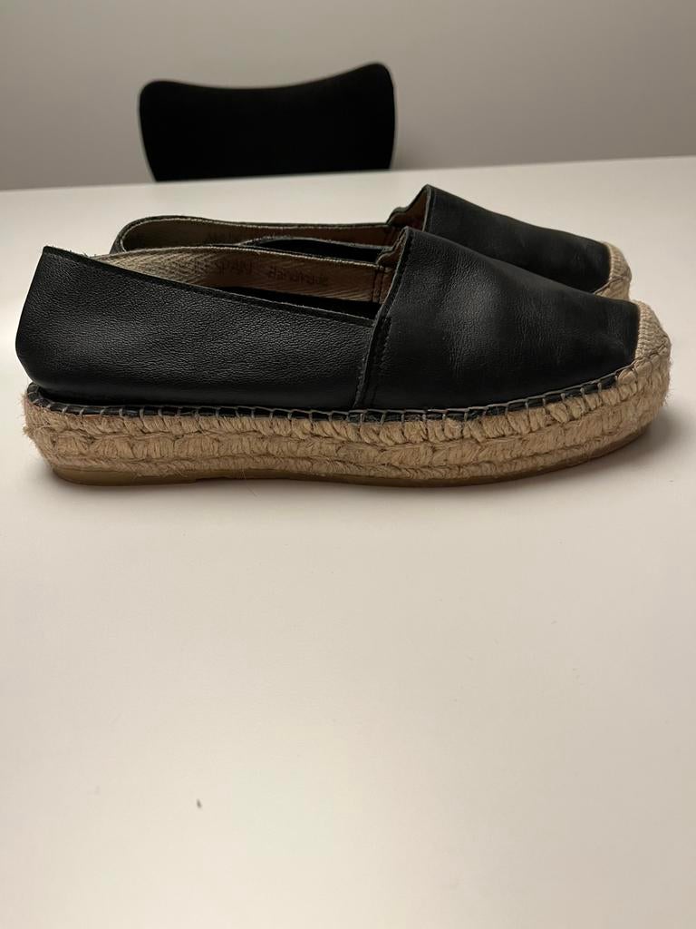 Sissy boy espadrille zwart mt 38, valt iets groter, Ophalen of Verzenden, Zo goed als nieuw, Zwart