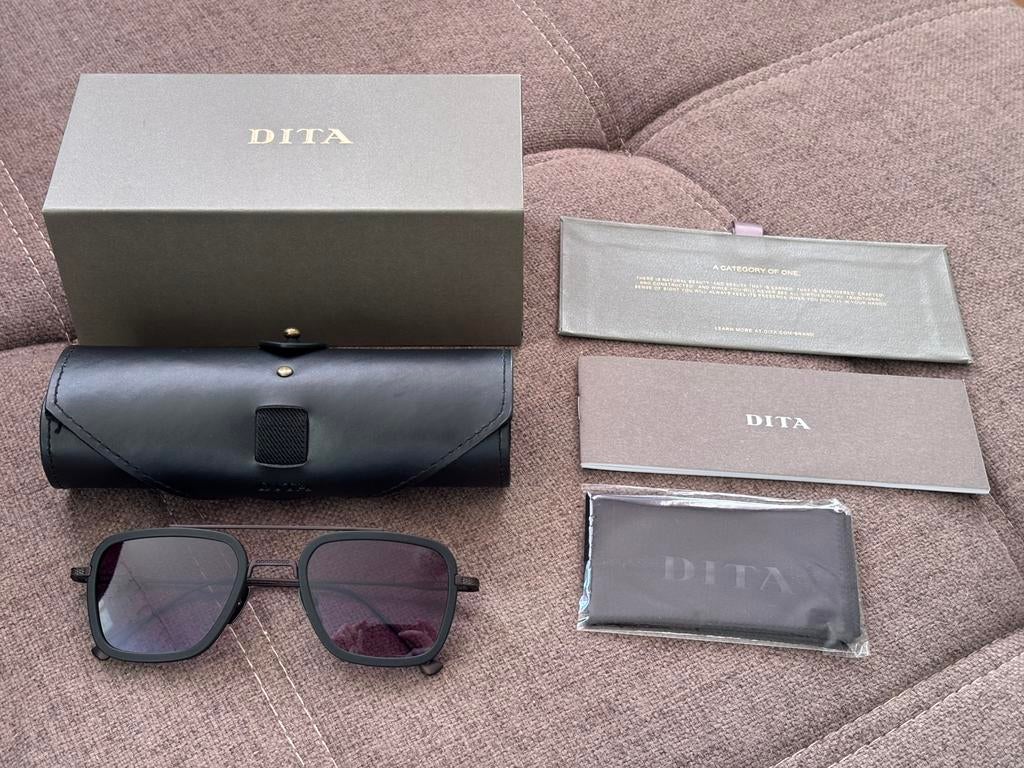 Dita Flight 006 Black/Black, Overige merken, Zonnebril, Zwart, Nieuw