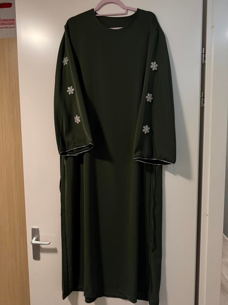 Abaya jurk groen, Ophalen of Verzenden, Zo goed als nieuw, Groen, Galajurk