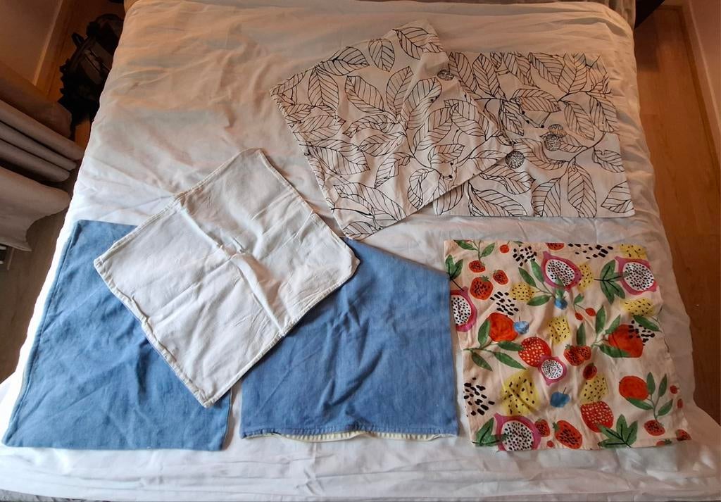 Kussenslopen van Hema, Ophalen of Verzenden, Eenpersoons, Wit, Kussen