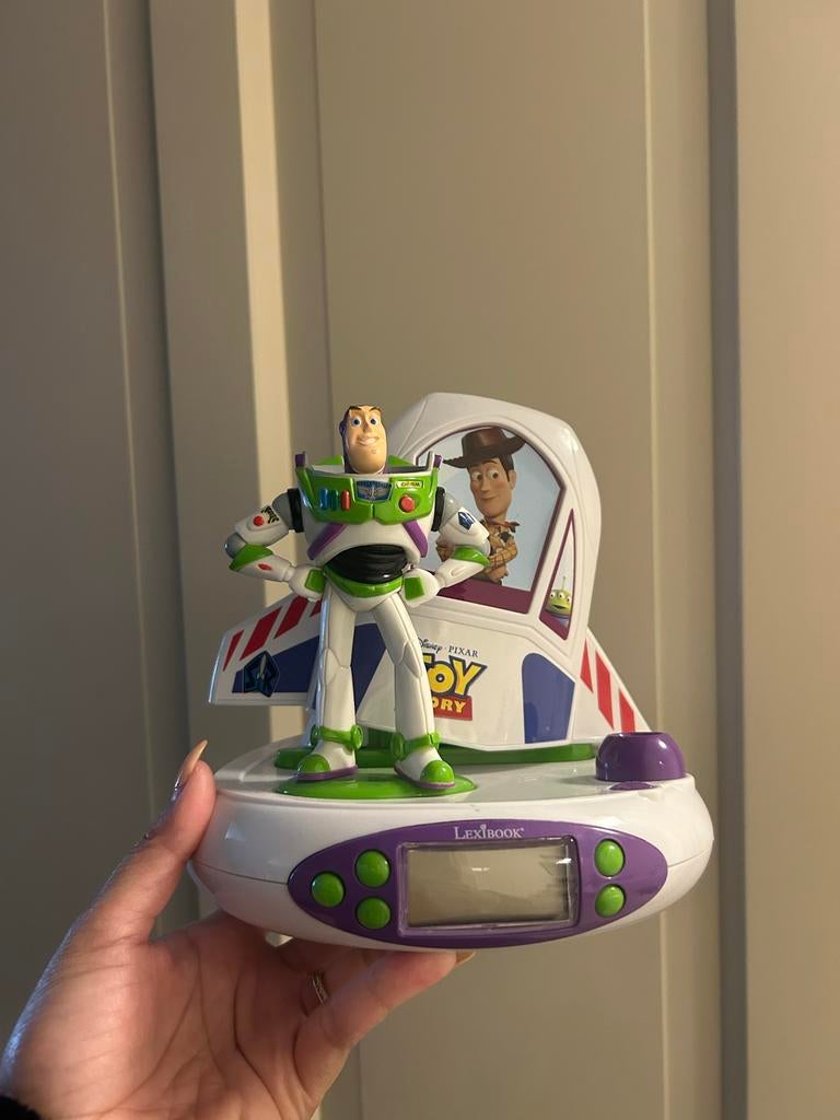 Buzz Lightyear Wekker - Originele Disney Lexibook, Ophalen of Verzenden, Gebruikt