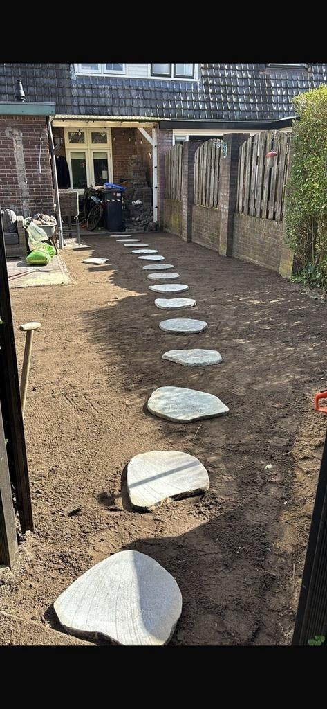 Natuurstenen stapstenen, ongeveer 35/50 cm, Ophalen of Verzenden