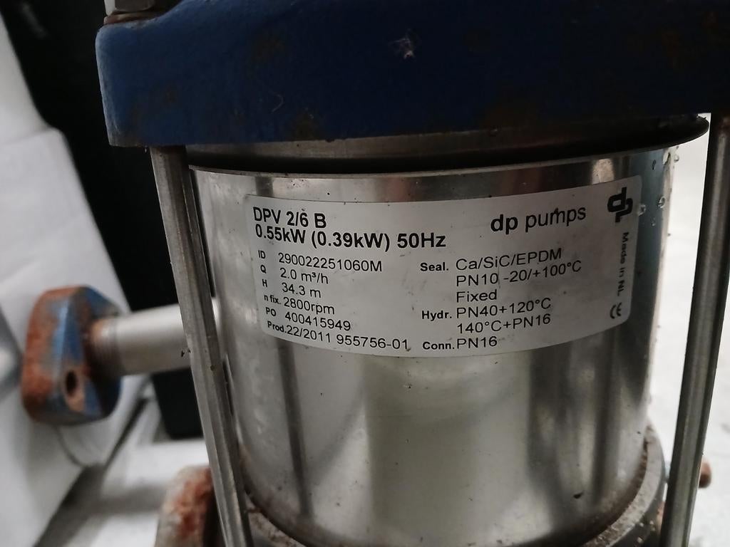 Duivelaar pomp DPV 2/ B, Tuin en Terras, Waterpompen, Ophalen, Dompelpomp