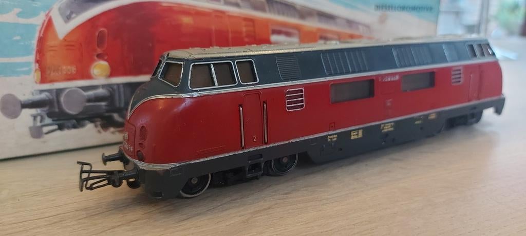 Märklin DB V200 056 dieselloc artnr 3021 in ovp, Hobby en Vrije tijd, Wisselstroom, Wagon, Ophalen of Verzenden, Zo goed als nieuw