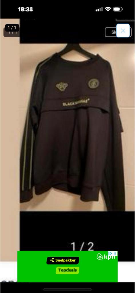 Black Bananas heren trui, Kleding | Heren, Overige Herenkleding, Ophalen of Verzenden, Zo goed als nieuw
