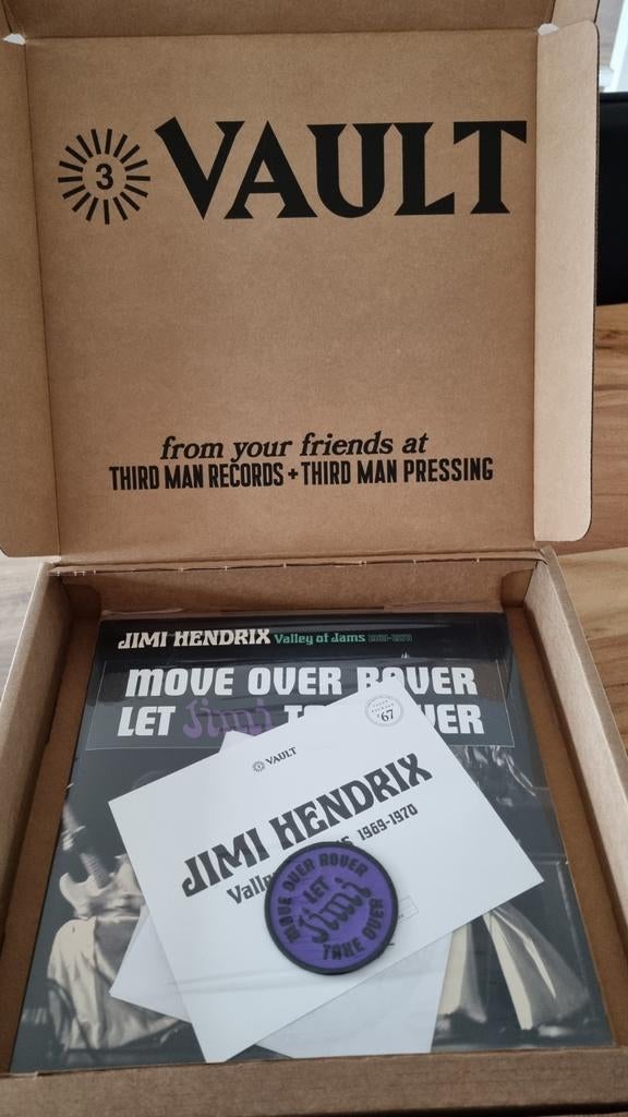 JIMI HENDRIX VAULT JACK WHITE LP BOX LIMITED POP, Ophalen of Verzenden, Nieuw in verpakking, 12 inch, Poprock
