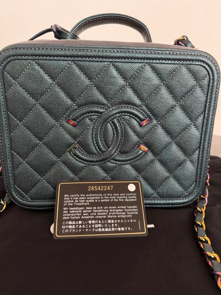 Chanel Vanity Bag Limited Edition met Certificaat & Dustbag, Ophalen, Zo goed als nieuw, Overige kleuren, Handtas