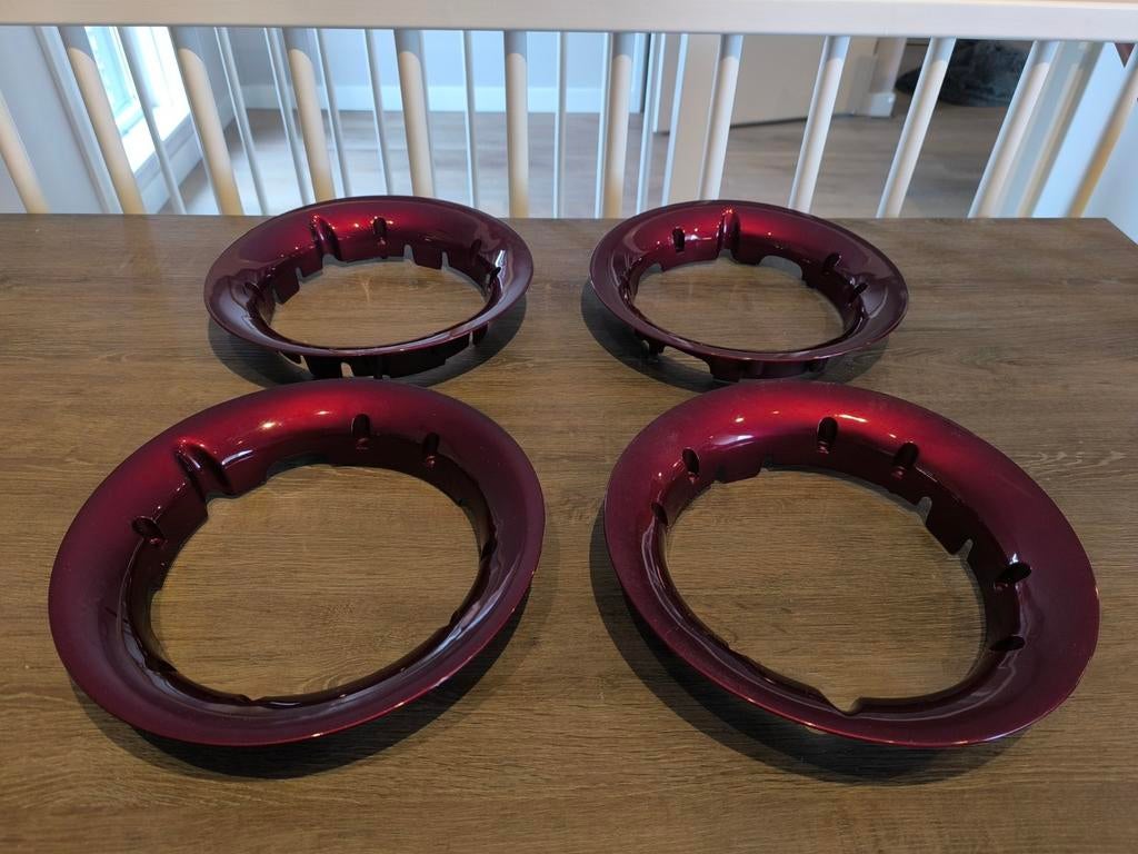 NIEUW NOS Malaguti Firefox F15 Wielkappen - Wieldoppen Rood, Ophalen of Verzenden, Nieuw, Overige merken