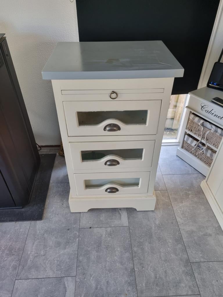 brocante ladekast, Ophalen, Gebruikt, 50 tot 100 cm, 3 of 4 laden