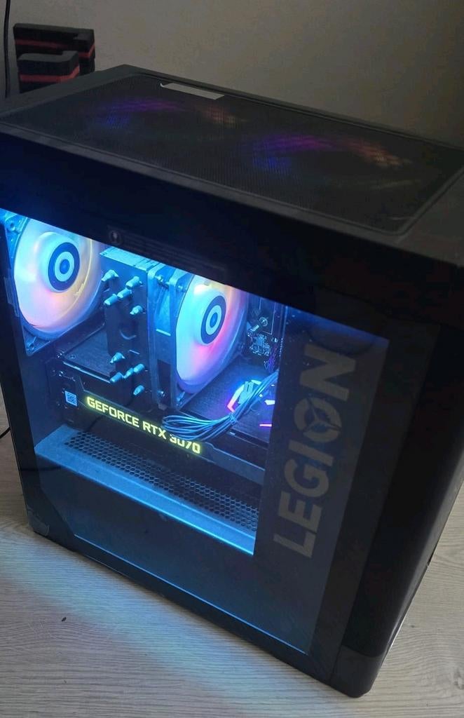LENOVO Legion T5 - AMD Ryzen 7 - 32GB RAM - RTX 3070, Computers en Software, Desktop Pc's, 32 GB, LENOVO, Virtual Reality, Zo goed als nieuw