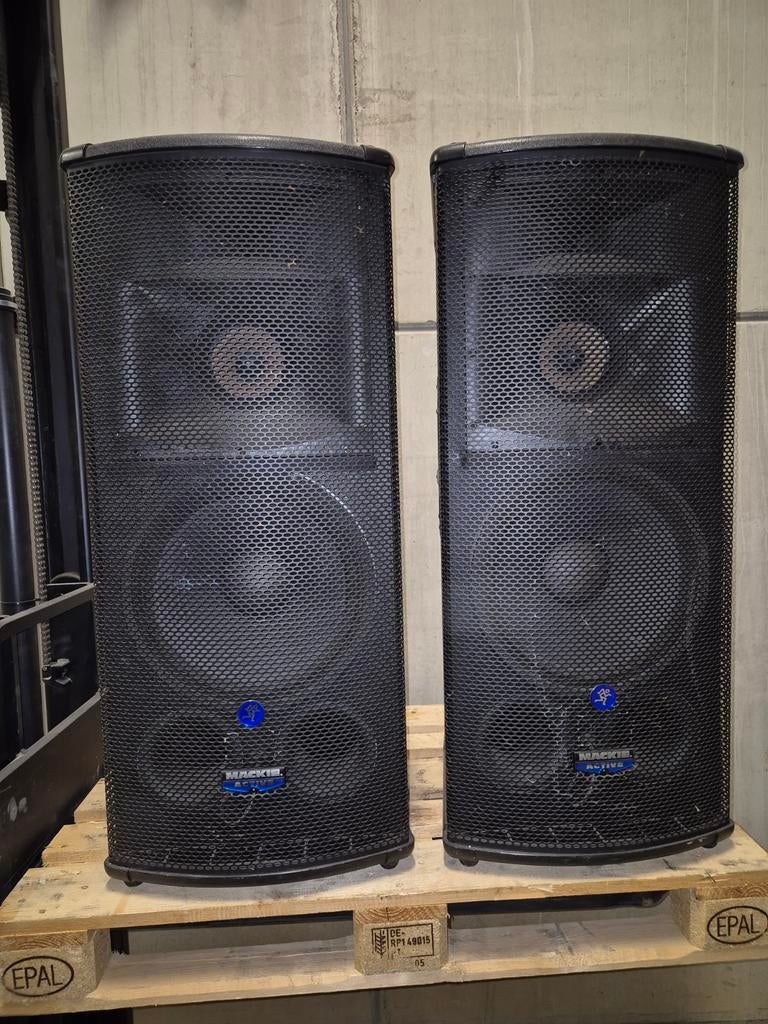 2 x Mackie SR1530, Ophalen, 120 watt of meer, Front, Rear of Stereo speakers, Overige merken