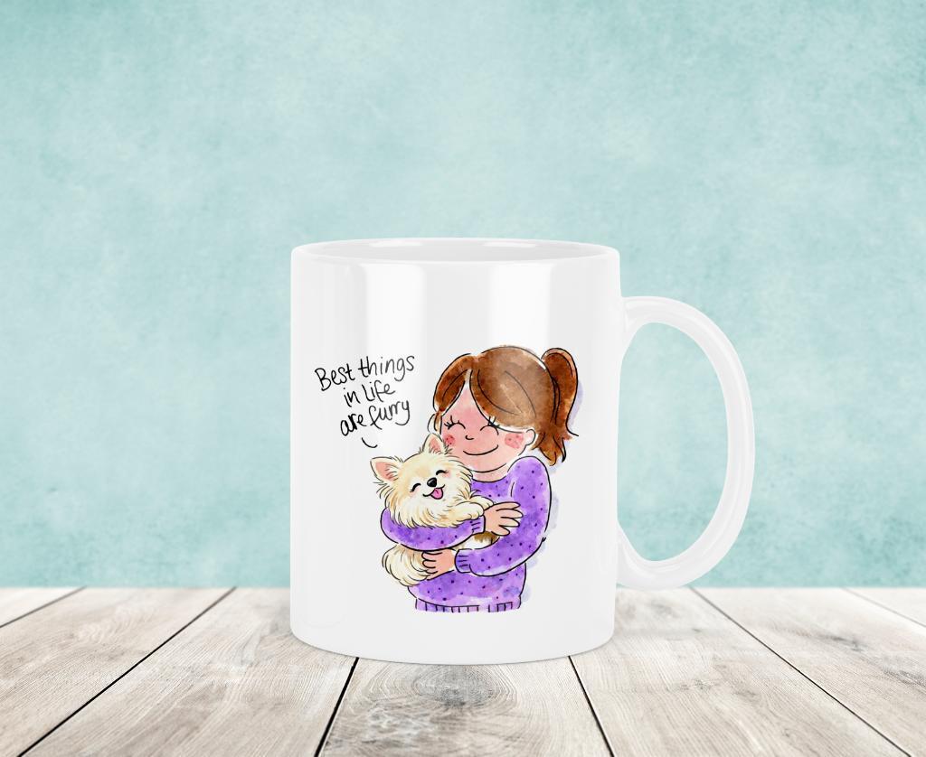 Chihuahua Mok Best Things in Life - Blond Stijl, Blond Amsterdam, Verzenden, Keramiek, Nieuw