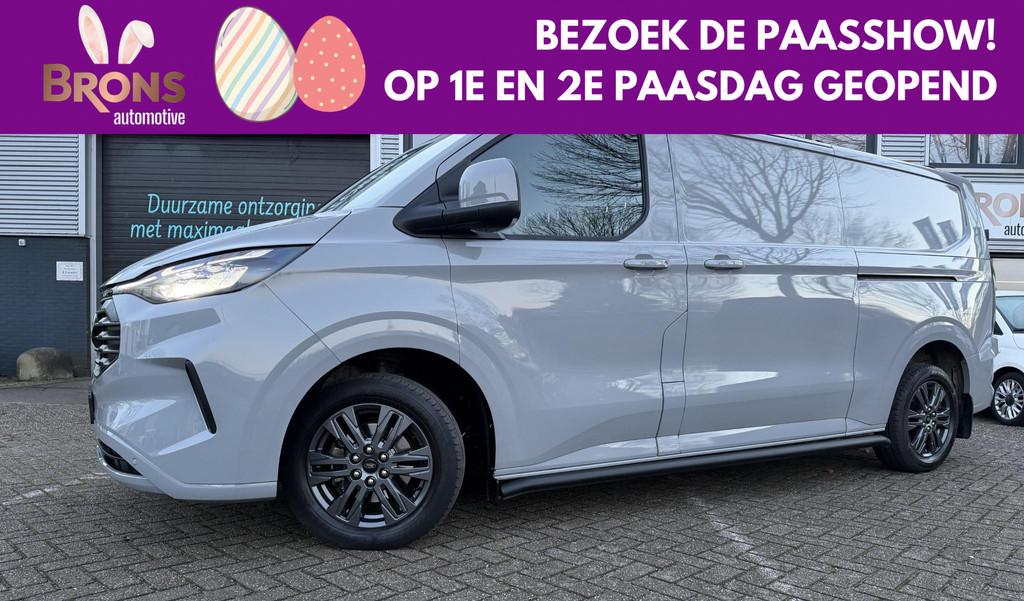 Ford Transit Custom 300 2.0 TDCI L2H1 Limited L+R Schuifdeur, Auto's, Voorwielaandrijving, LED verlichting, Stof, Gebruikt