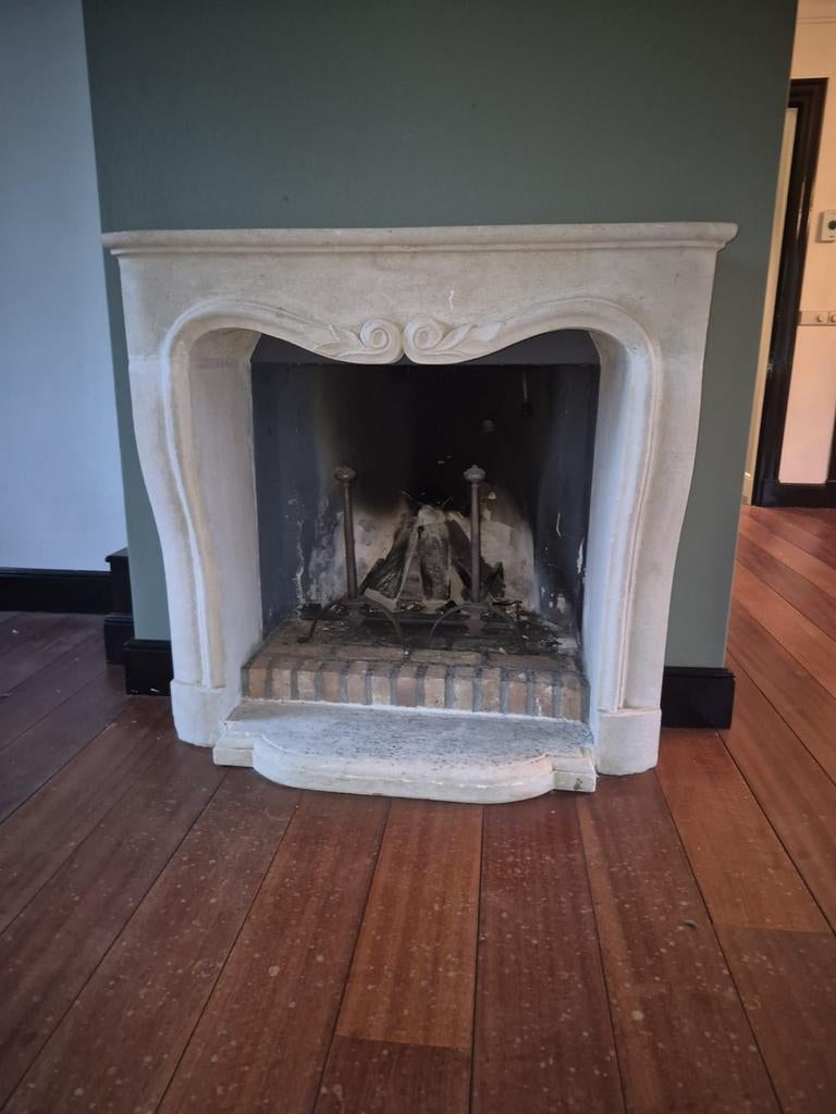 Sierlijke decoratieve schouw / open haard, Ophalen of Verzenden, Vrijstaande haard