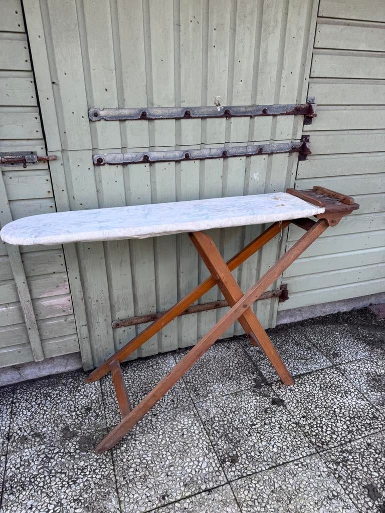 Antieke houten Strijkplank grootmoeders, Ophalen