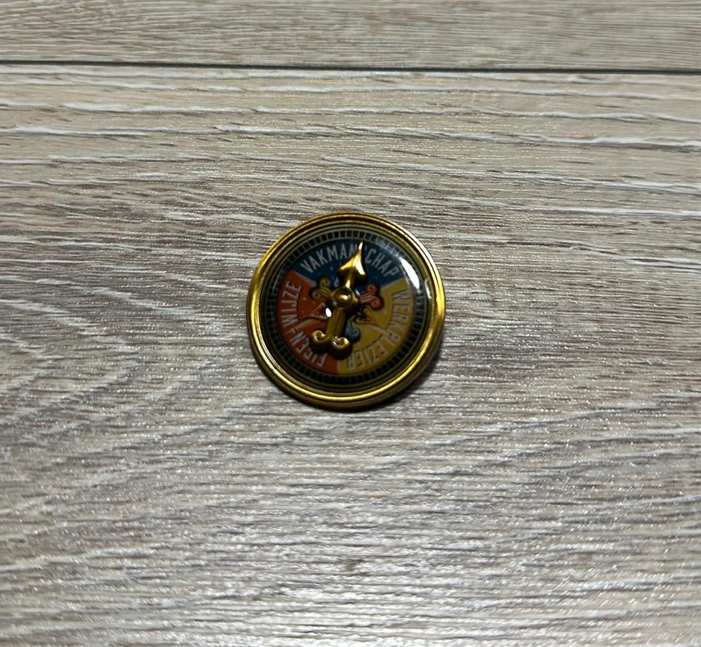 Efteling Medewerker Pin - Kompas, Ophalen of Verzenden, Zo goed als nieuw, Button of Speldje