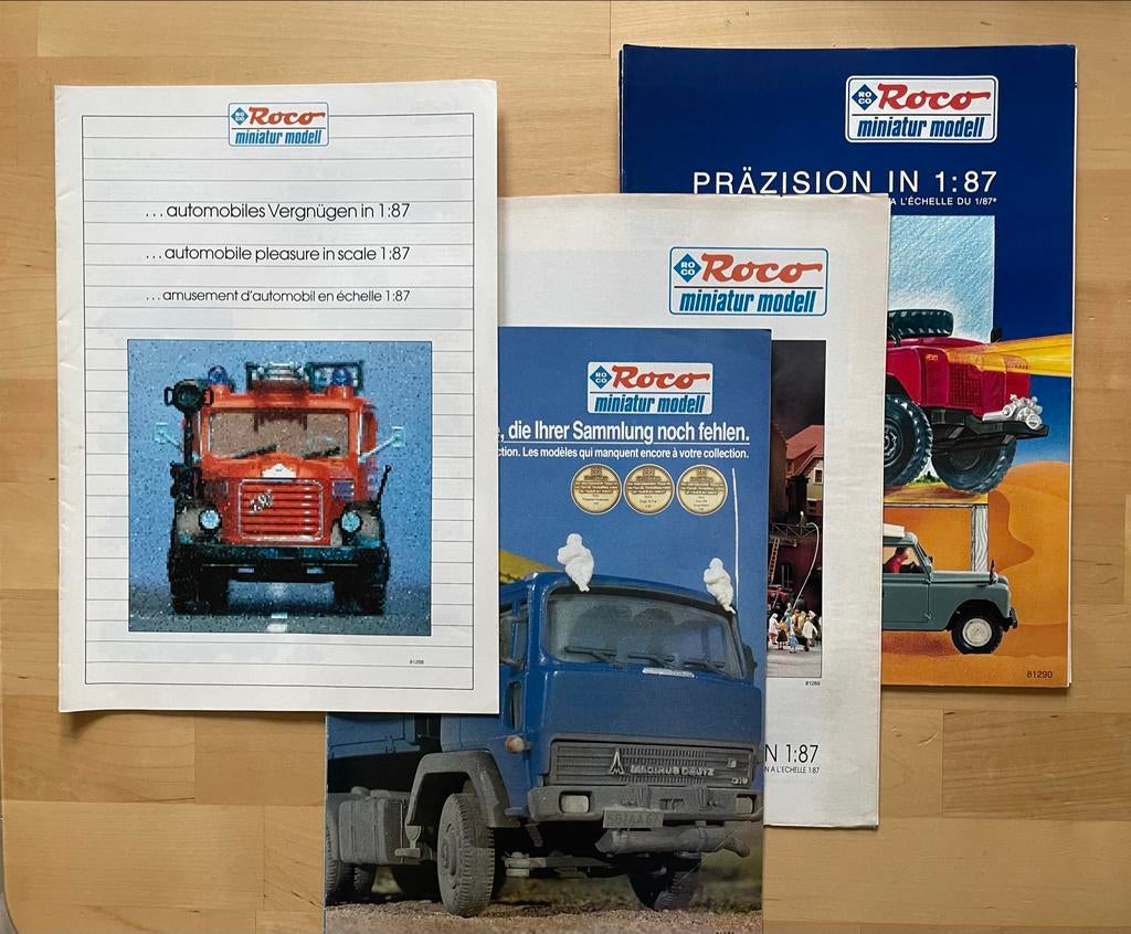 Roco Miniatuur Model Catalogus 1:87, Overige merken, Gebruikt, 1:50 of kleiner, Ophalen of Verzenden