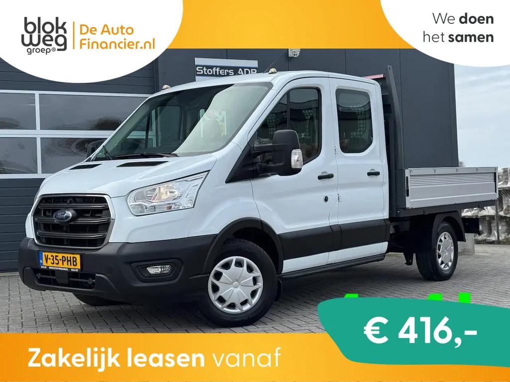 Ford Transit 350 2.0 TDCI L2H1 DC Trend 4WD | O € 24.950,0, Auto's, 4 cilinders, Wit, Vierwielaandrijving, 130 pk