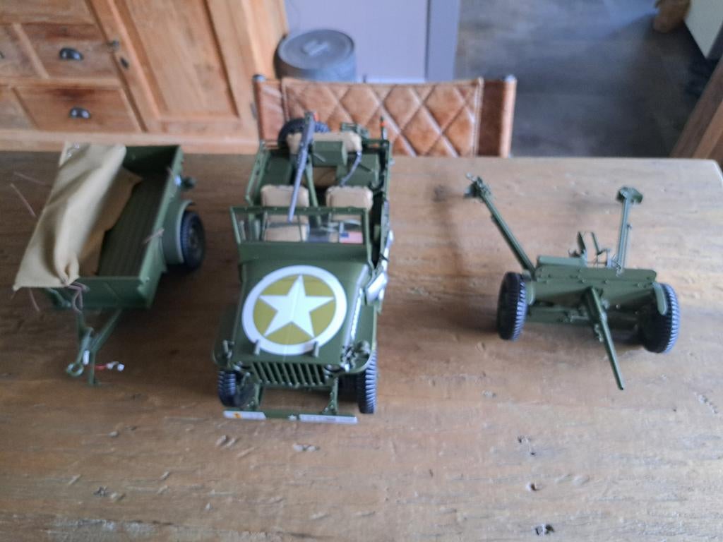 Willy’s jeep 1:8, Ophalen