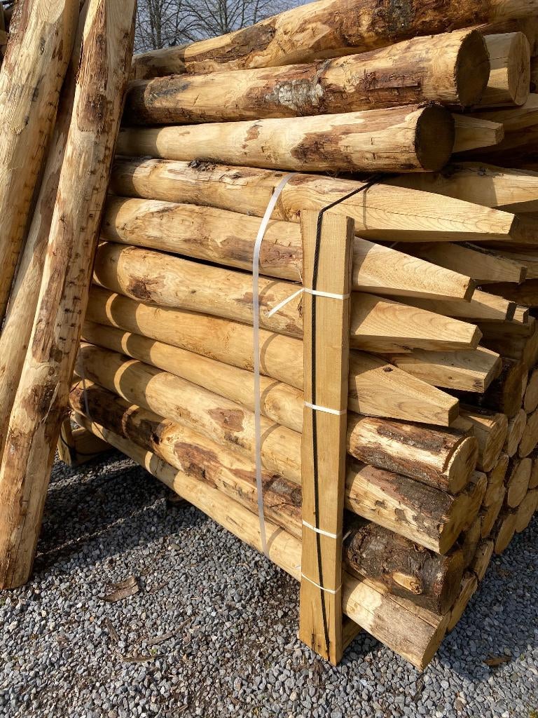 Moestuin Kastanje palen Engels hekwerk, Ophalen, Met poort, Nieuw, Tuinhek