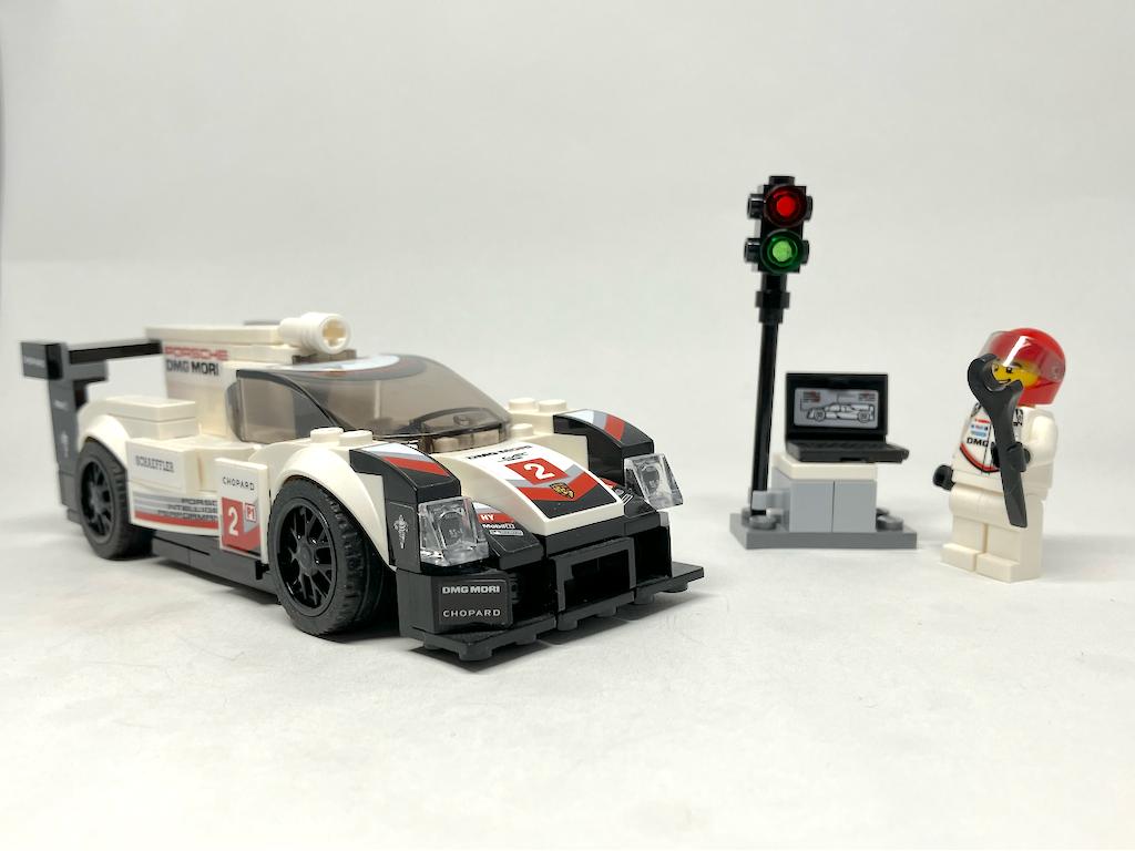 Lego 75887 - Porsche 919 Hybrid - Speed Champions 2018, Ophalen of Verzenden, Zo goed als nieuw, Complete set, Lego