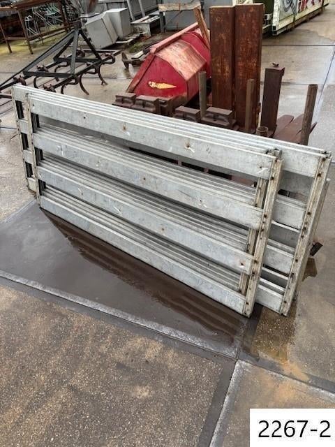 2267. Aluminium borden / schotten / aanhanger / trailer, Ophalen, Gebruikt