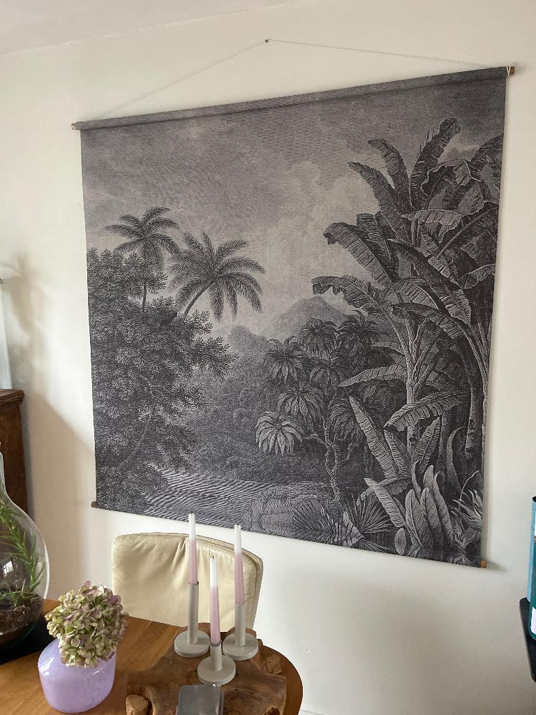 Wandkleed hk living xl €25, Ophalen, 125 cm of meer, 75 cm of meer, Print