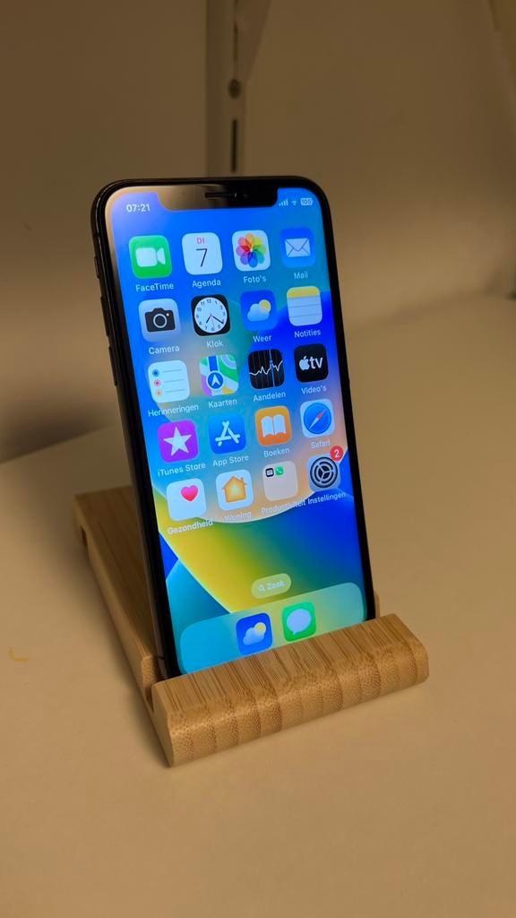 iPhone X 256GB 100% Batterij Inclusief oplader & hoesje, 256 GB, Zwart, Zo goed als nieuw, Zonder simlock