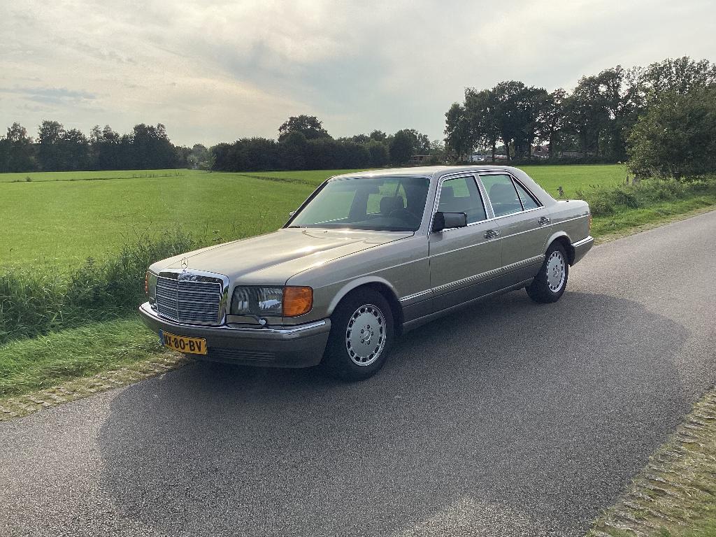 Mercedes-Benz S-Klasse 2.6 260 SE AUT 1986 Beige, Automaat, Zwart, Beige, Mercedes-Benz