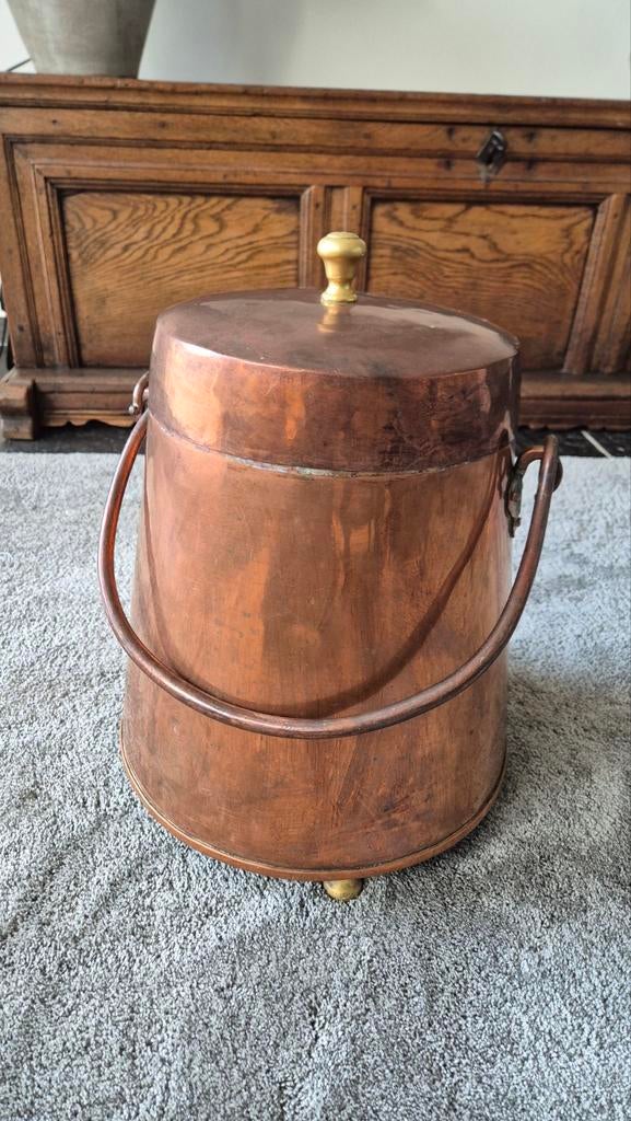 Antieke koperen doofpot, Antiek en Kunst, Antiek | Koper en Brons, Ophalen of Verzenden, Koper