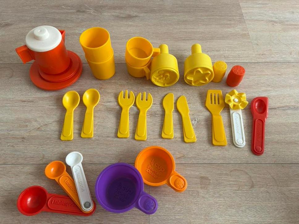 Fisher Price speelgoed keukengerei, Ophalen of Verzenden, Gebruikt, Geel, Overige typen