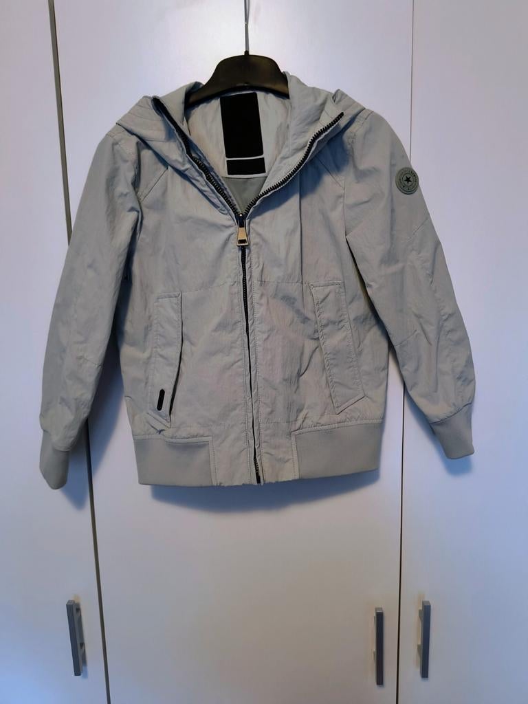 Mooie ijsblauwe Airforce jas, Jongen of Meisje, Ophalen of Verzenden, Zo goed als nieuw, Airforce