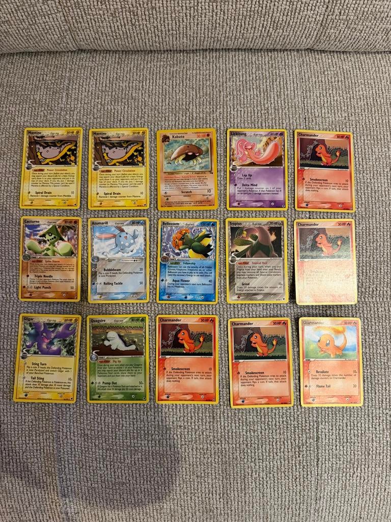 Pokemon kaarten non holo, Ophalen of Verzenden, Gebruikt, Meerdere kaarten