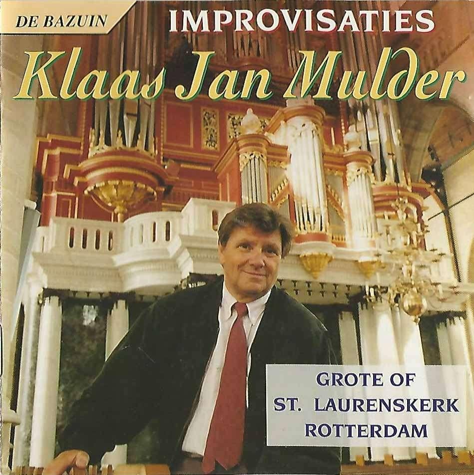 OrgelCD: Klaas Jan Mulder improvisaties LaurenskerkRotterdam, Ophalen of Verzenden, Zo goed als nieuw, Koren of Klassiek
