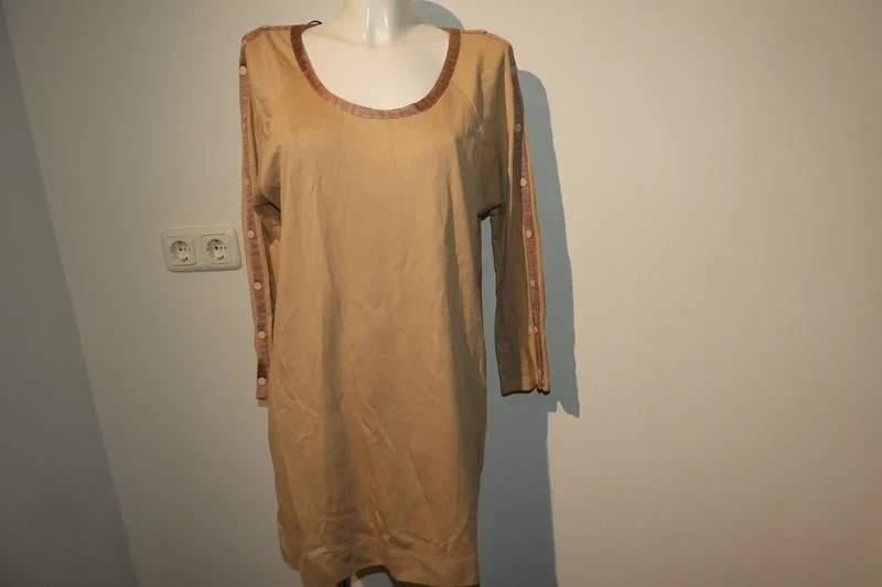 Missoni jurk bies in kleurrijk glad breisel drukkers mouw L