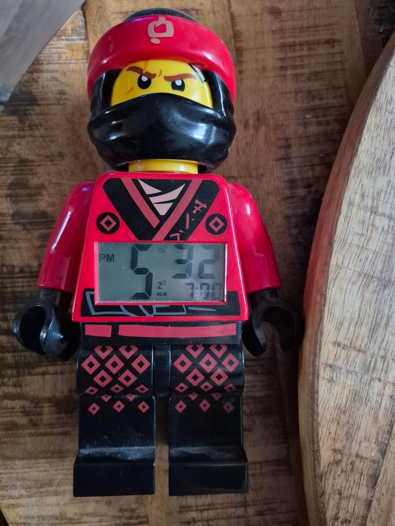 LEGO Ninjago Kai Wekker - Digitale Alarmklok, Kinderen en Baby's, Speelgoed | Duplo en Lego, Gebruikt, Lego, Overige typen, Ophalen of Verzenden