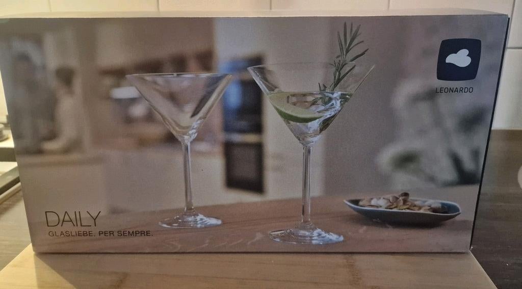 6 gloednieuwe cocktailglazen Leonardo, Ophalen, Nieuw, Glas, Overige stijlen