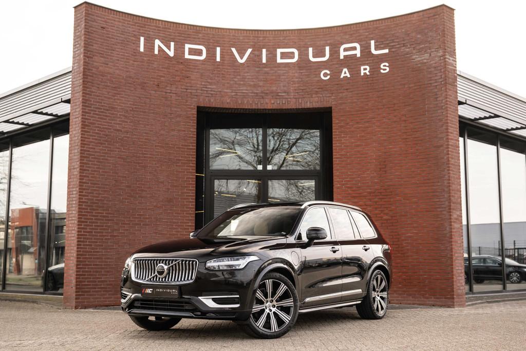 Volvo XC90 2.0 T8 Recharge AWD Ultimate Bright 455pk B&W, Gebruikt, 4 cilinders, 1969 cc, 7 stoelen
