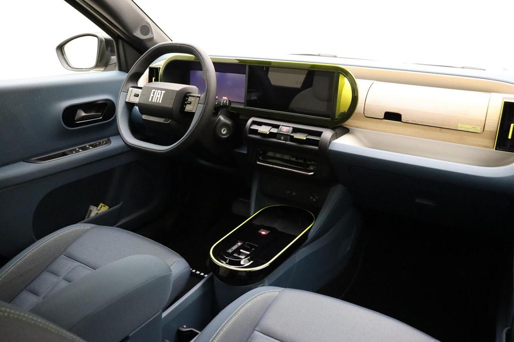 Fiat Grande Panda La Prima 11 kW 44 kWh | Nvigatie | Climate, Stof, Gebruikt, Panda, Bruin