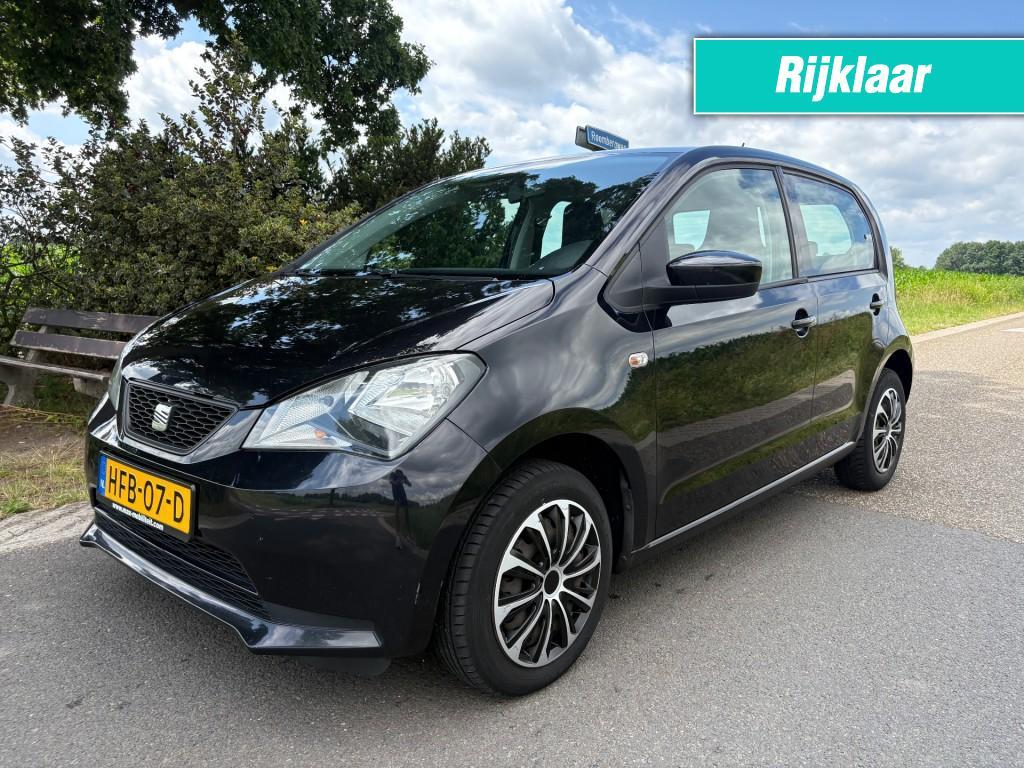Seat MII 1.0 @MII / AIRCO / RIJKLAAR, Euro 5, Gebruikt, Mii, Zwart