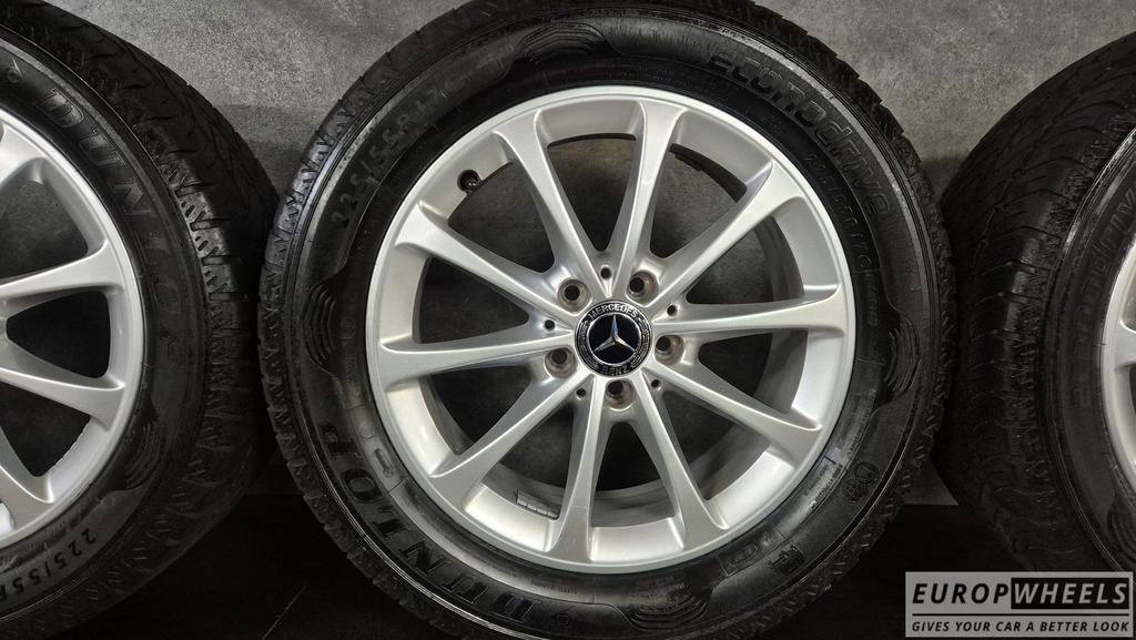 17 inch Mercedes Vito V klasse W447 Zomerbanden W639 225 55, Auto-onderdelen, Banden en Velgen, Gebruikt, -, -, Banden en Velgen