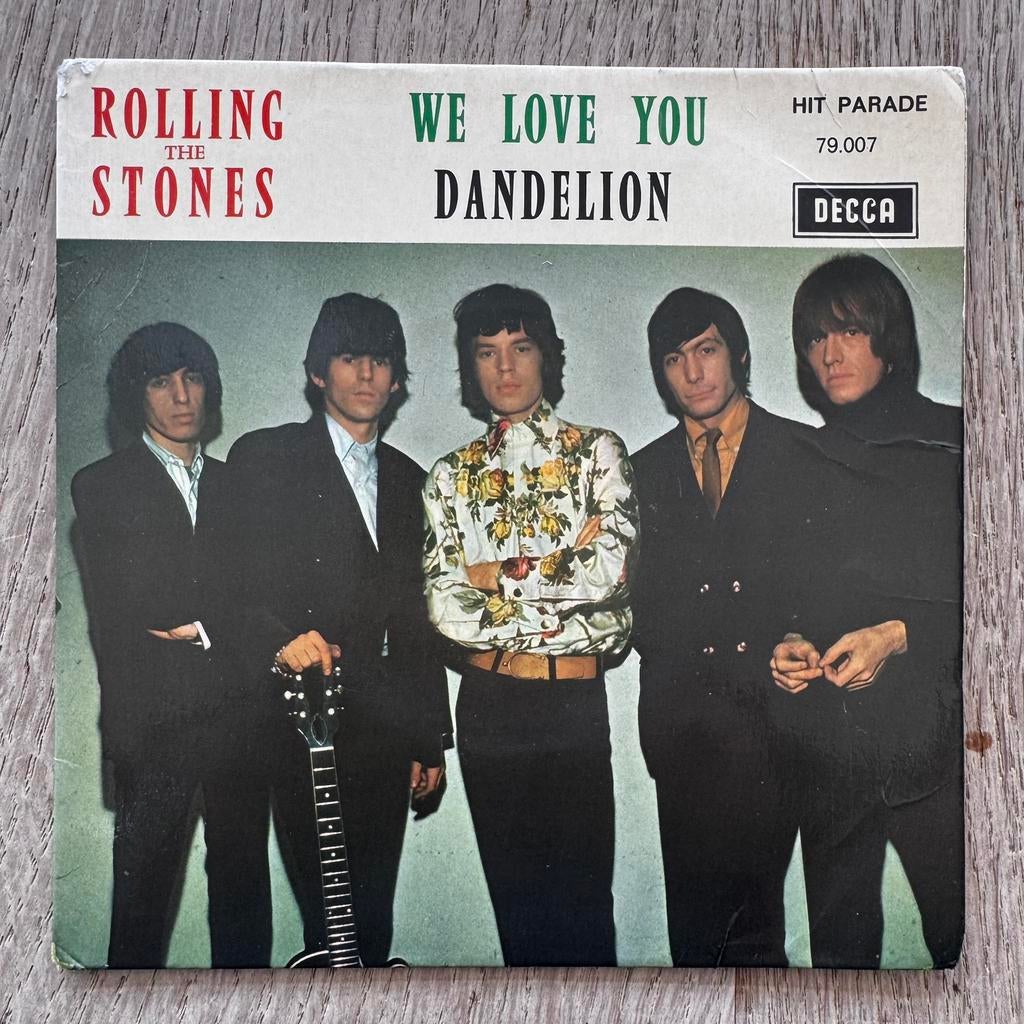 The Rolling Stones We Love You Dandelion 7” vinyl 1967, Gebruikt, 7 inch, Single, Ophalen of Verzenden