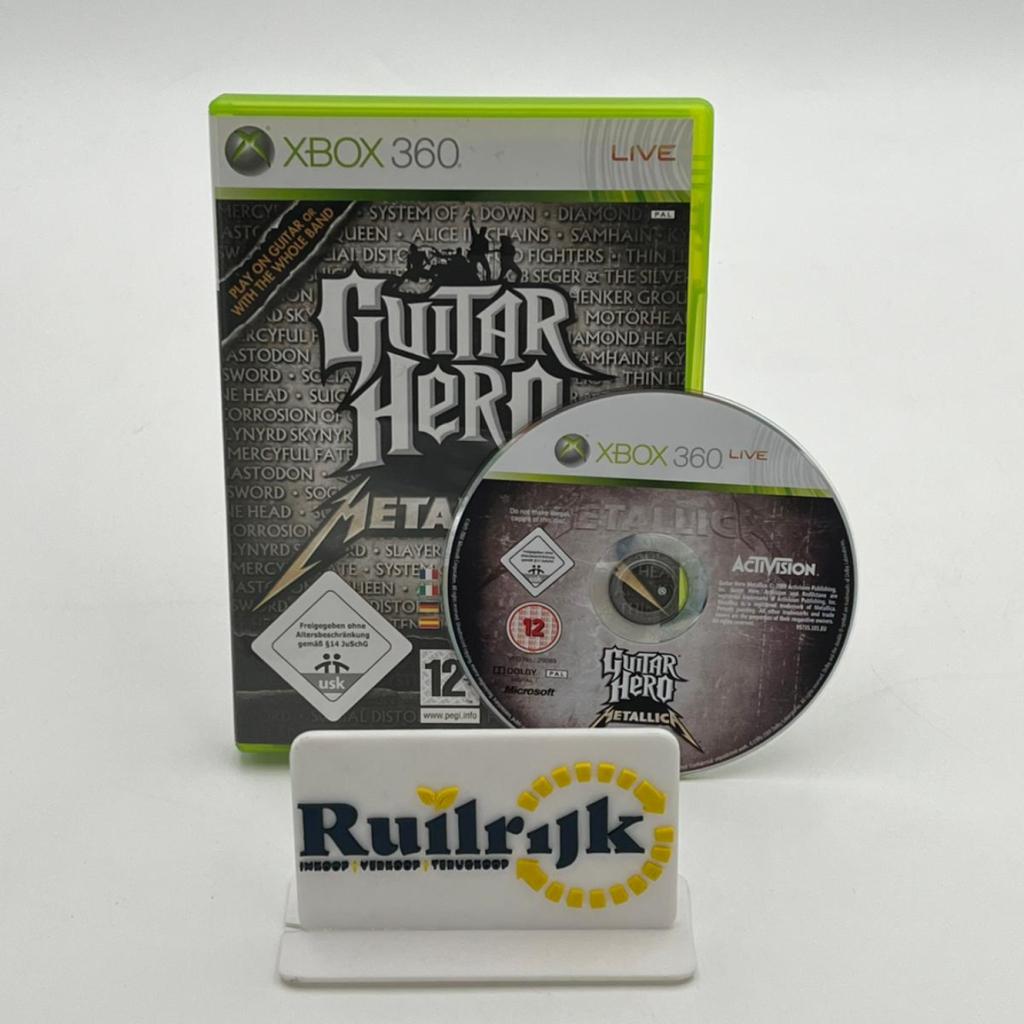 Guitar Hero Metallica - Xbox 360 Game, Ruilrijk, Zo goed als nieuw, Info@ruilrijk.nl, Neerstraat 60, 6041 KD Roermond