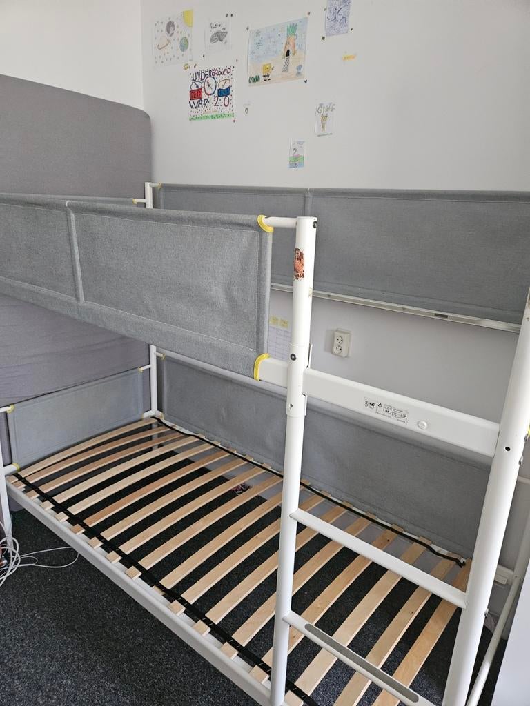 Stapelbed IKEA, 90 cm, Eenpersoons, Ophalen of Verzenden, Zo goed als nieuw