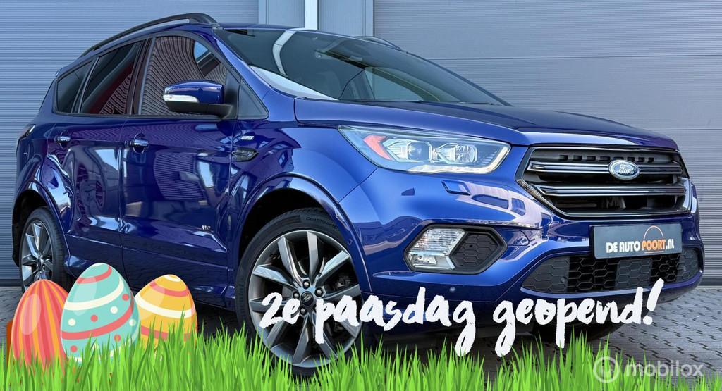 Ford Kuga 1.5 EcoBoost ST Line 182PK Navi+/19"/Trekhaak/Wint, Automaat, 4 cilinders, Blauw, 1586 kg