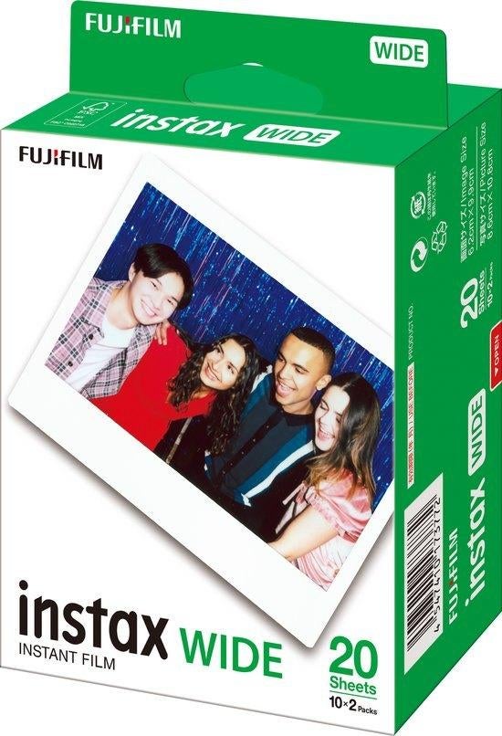 Fujifilm Instax Wide Film Glans - 2 x 10 stuks (Fotopapier), Fujifilm 1, Nieuw, Ophalen of Verzenden, INFO@Fujifilm.NL